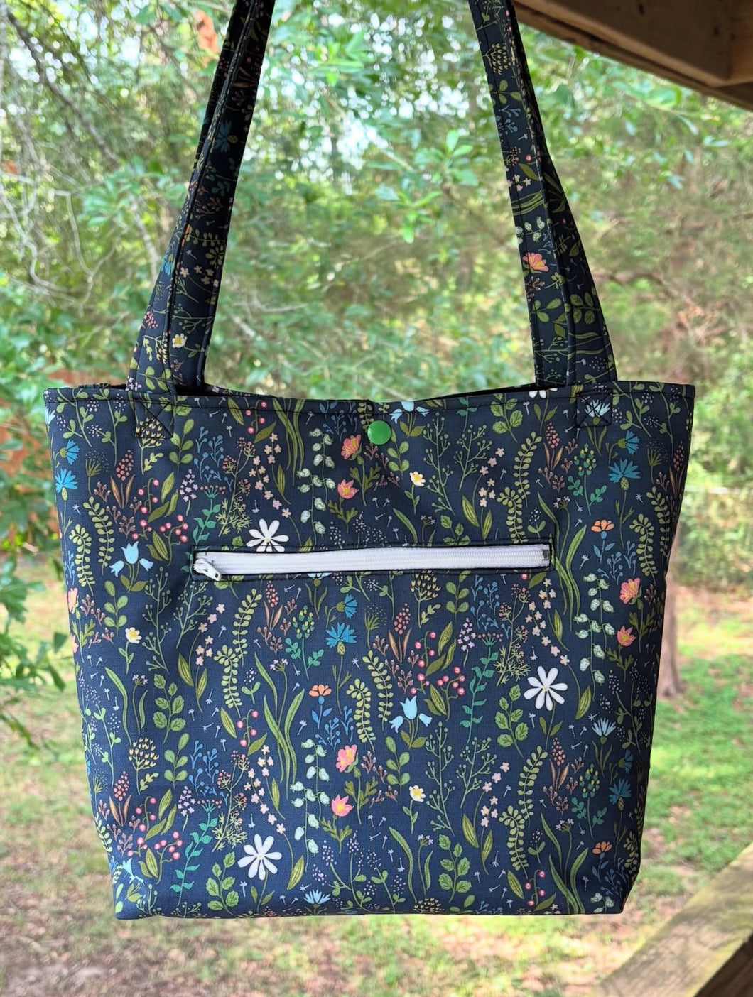Tote Bag - Dark Floral