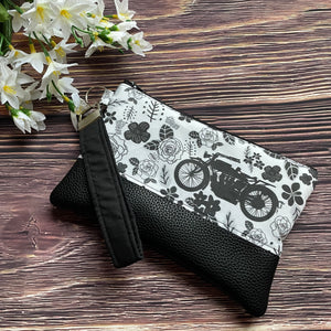 Wristlet Pouch - Motorcycle