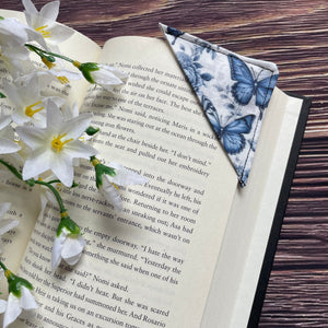 Corner Bookmark - Blue Butterfly