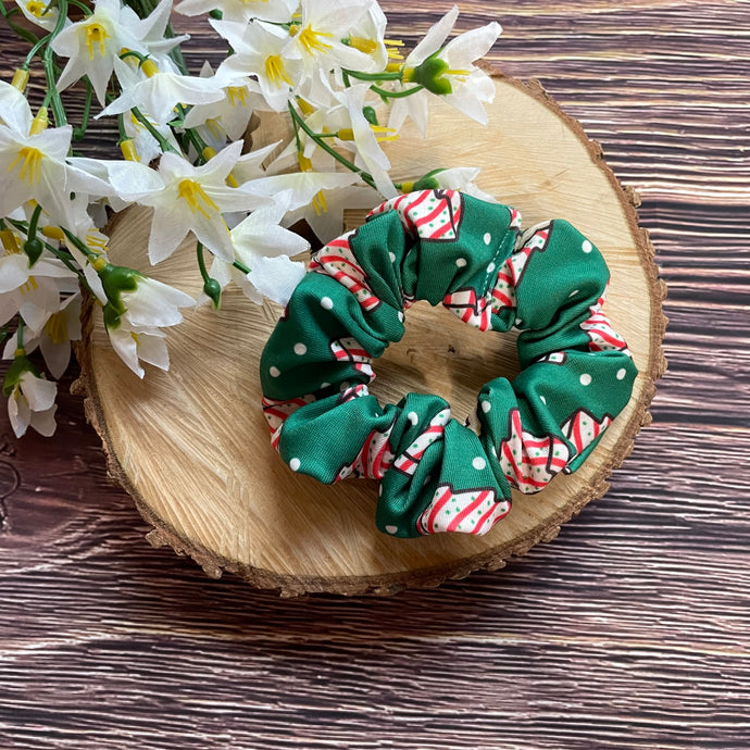 Scrunchie -Christmas Tree Cakes