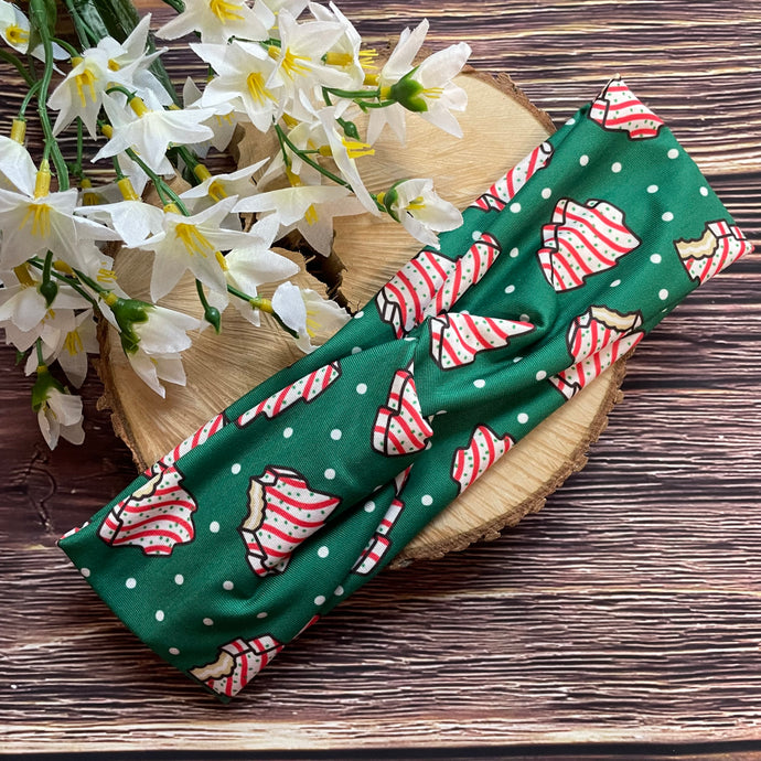 Headband - Christmas Tree Cakes