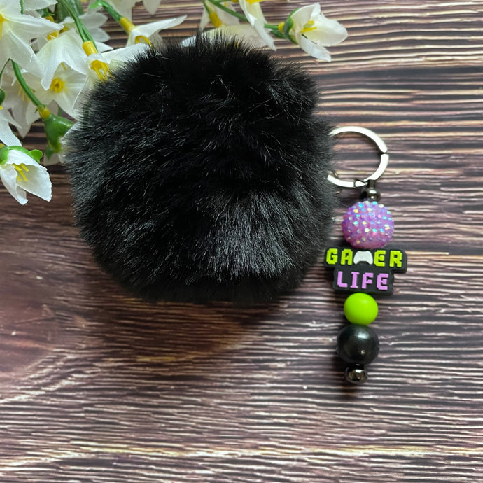 Keychain - Gamer Life with Puff