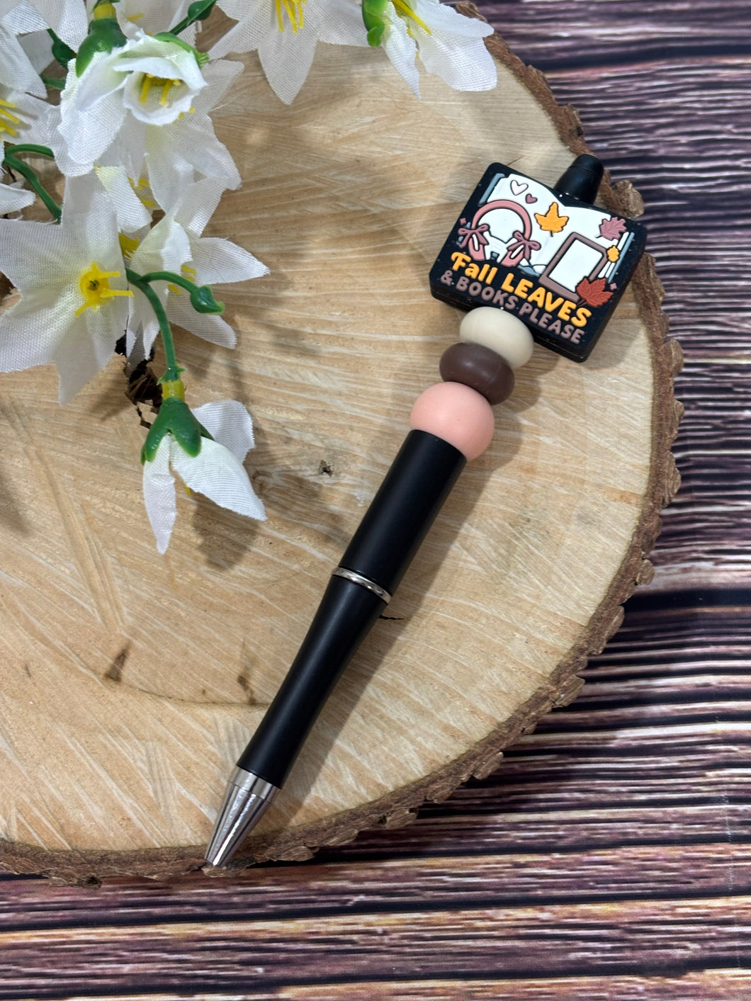 Beaded Pen - Fall Leaves