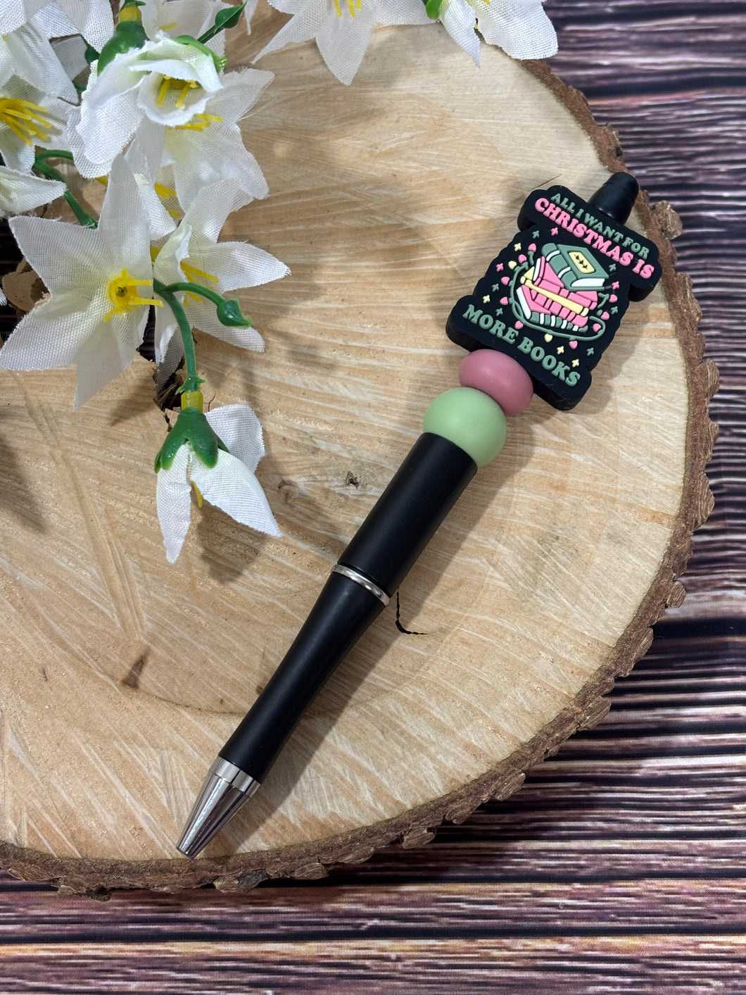 Beaded Pen - All I Want for Christmas