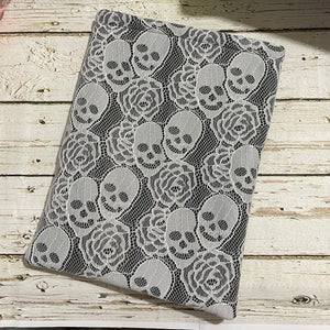 Book Sleeve - Skull Lace