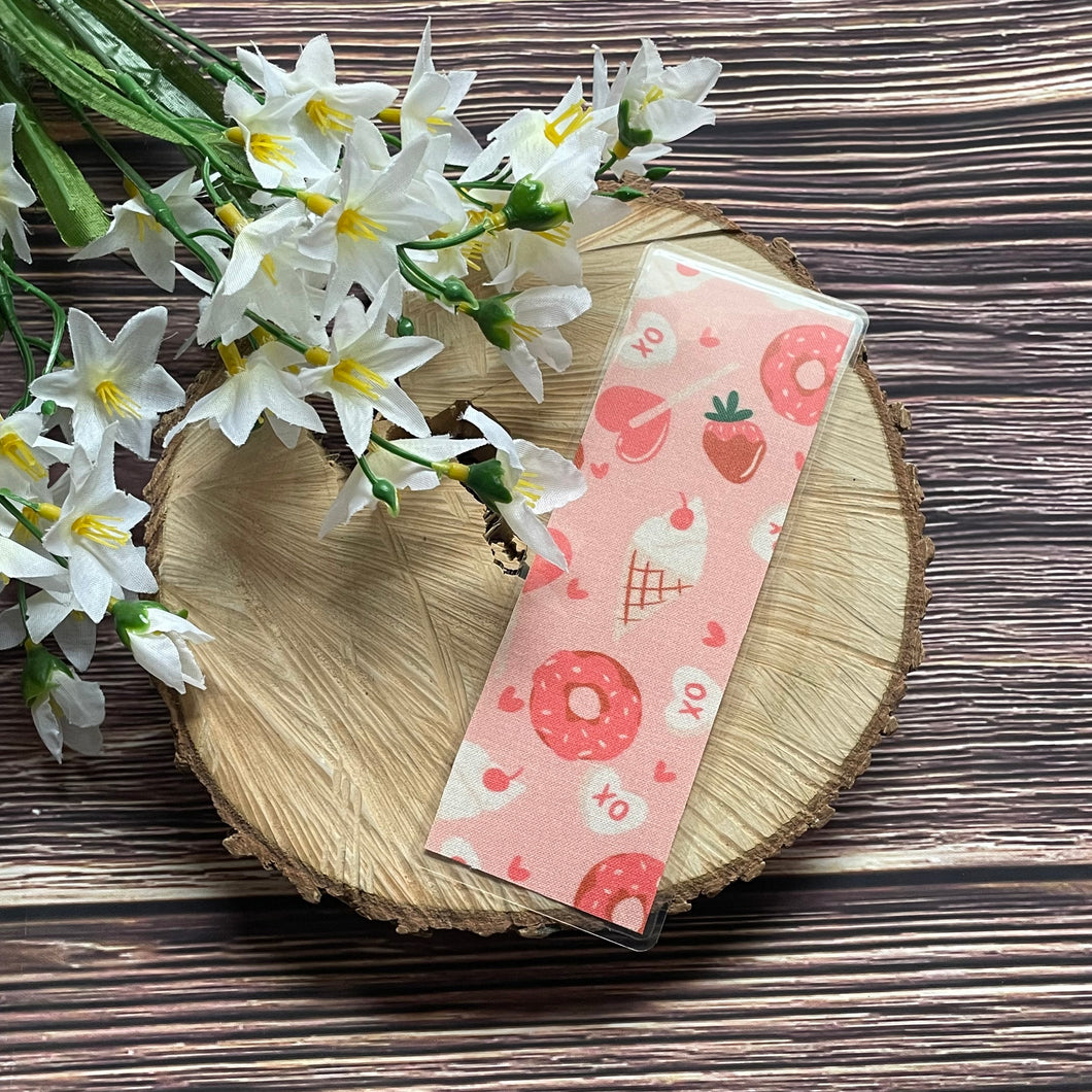 Laminated Bookmark - Valentine Sweets