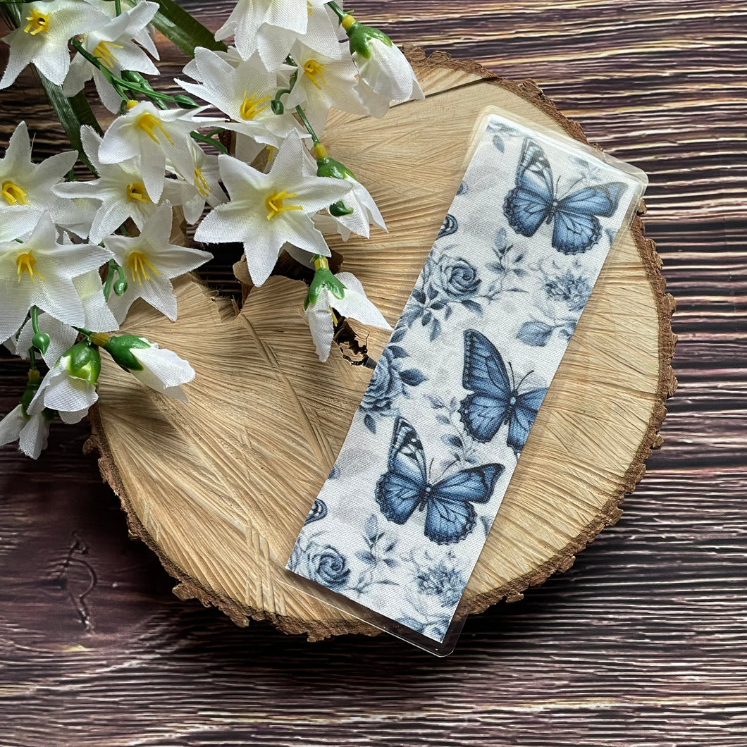 Laminated Bookmark - Blue Butterfly