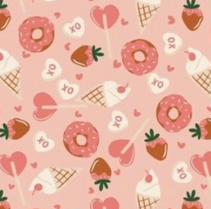 Scrunchie - Valentine Sweets