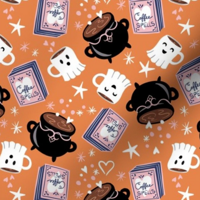 Book Sleeve - Witchy Coffee