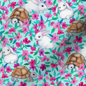 Book Sleeve - Bunny and Turtle