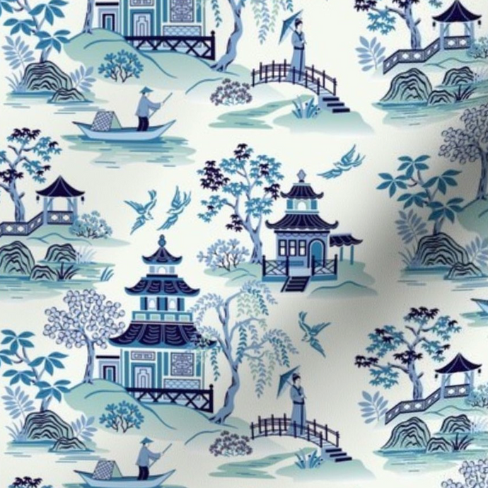 Book Sleeve - Blue Scene