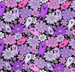 Book Sleeve - Floral Ghosties