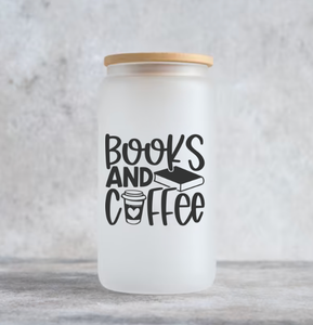 Can Glass - Books and Coffee
