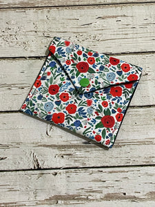 Pouches - Red Floral